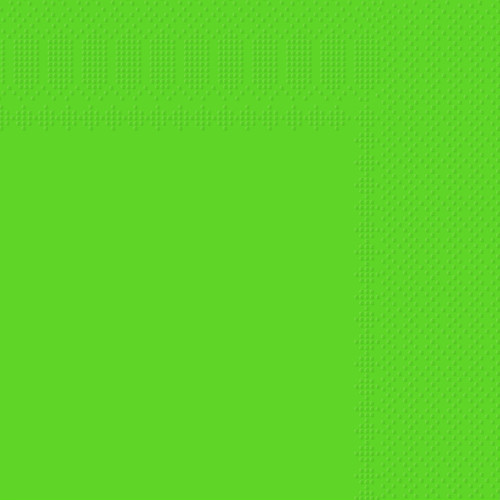 A pack of 16 Lime Green Paper Napkins, manufactured by Oaktree. A pack of 16 Lime Green Paper Napkins, manufactured by Oaktree.