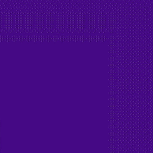 A pack of 16 Purple Paper Napkins, manufactured by Oaktree.