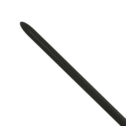 A bag of 80 160 Fashion Black Nozzle Up Modelling Balloons, manufactured by Sempertex.