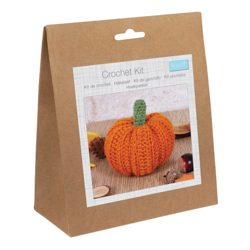 A Orange Pumpkin Crochet Kit, manufactured by Trimits.