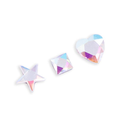 Star, Square & Heart-Shaped Crystal Hot Gems, manufactured by Crafter's Companion.