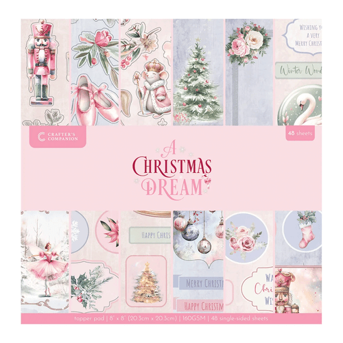A 8" x 8" Christmas Dream Topper Pad, manufactured by Crafter's Companion. A 8" x 8" Christmas Dream Topper Pad, manufactured by Crafter's Companion.