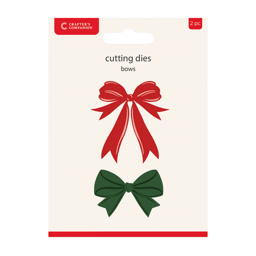 A Christmas Bows Metal Die Set, manufactured by Crafter's Companion. A Christmas Bows Metal Die Set, manufactured by Crafter's Companion.