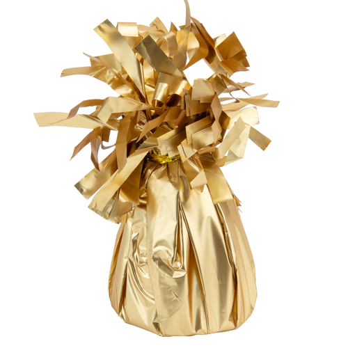 A 165g Gold Silk Frilly Weight, supplied individually from Oaktree.