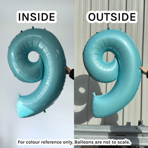 40 inch Pastel Blue Number 7 Foil Balloon (1)
