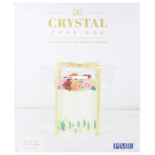 A 12 inch Crystal Cake Box. A 12 inch Crystal Cake Box.