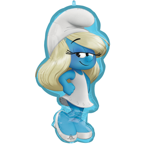 A 33 inch Smurfette Smurfs SuperShape Foil Balloon.