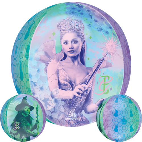 A 16 inch Orbz Wicked For Good Foil Balloon.