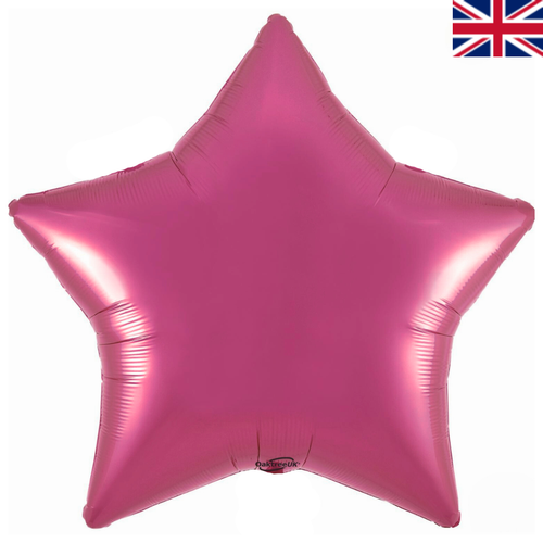 An unpackaged 19" Dark Magenta Star Foil Balloon, manufactured by Oaktree. An unpackaged 19" Dark Magenta Star Foil Balloon, manufactured by Oaktree.