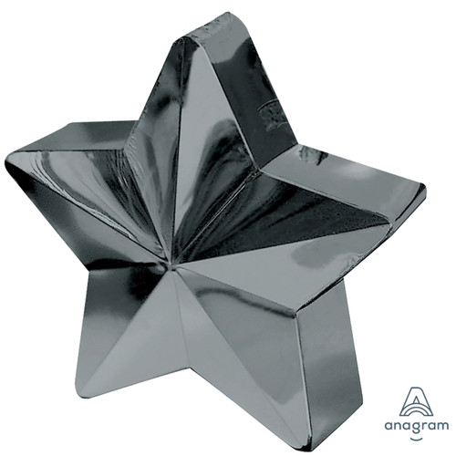 A 150g Black Star Balloon Weight, manufactured by Anagram.