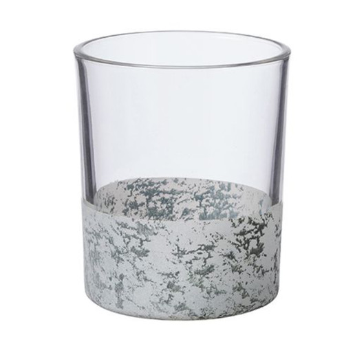 An 8cm Grey Dappled Votive Pot, manufactured by Oasis Floral. An 8cm Grey Dappled Votive Pot, manufactured by Oasis Floral.