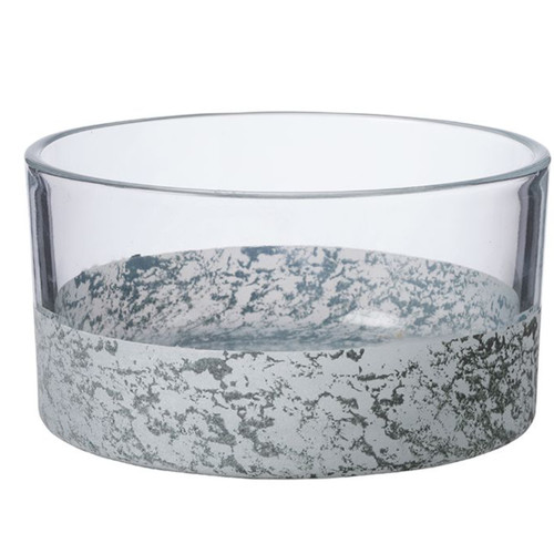 An 8cm Grey Dappled Votive Bowl, manufactured by Oasis Floral. An 8cm Grey Dappled Votive Bowl, manufactured by Oasis Floral.