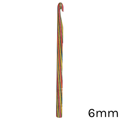 A 15cm KnitPro Crochet Hook, with a width of approx. 6mm. A 15cm KnitPro Crochet Hook, with a width of approx. 6mm.