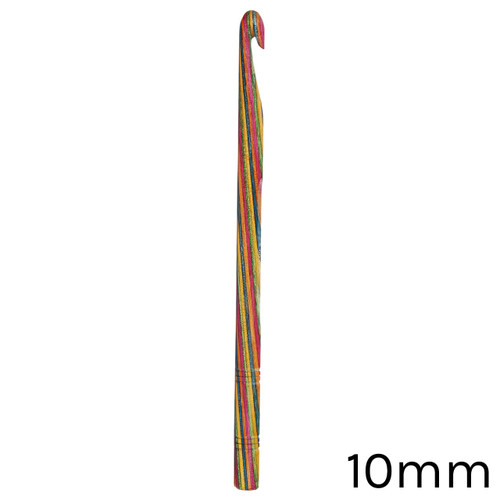A 15cm KnitPro Crochet Hook, with a width of approx. 10mm. A 15cm KnitPro Crochet Hook, with a width of approx. 10mm.