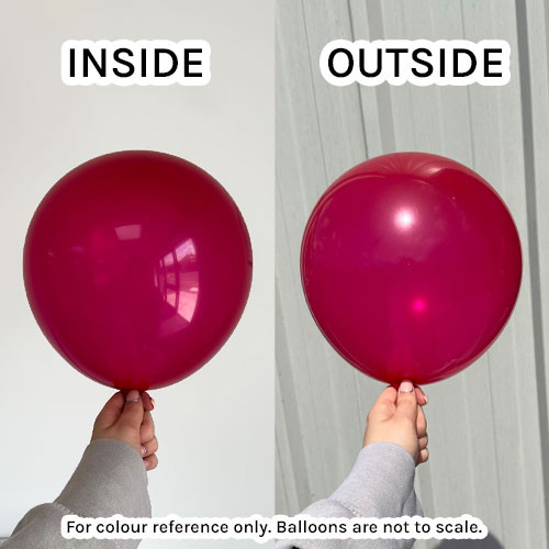 5" Crystal Fuchsia Kalisan Latex Balloons (50)