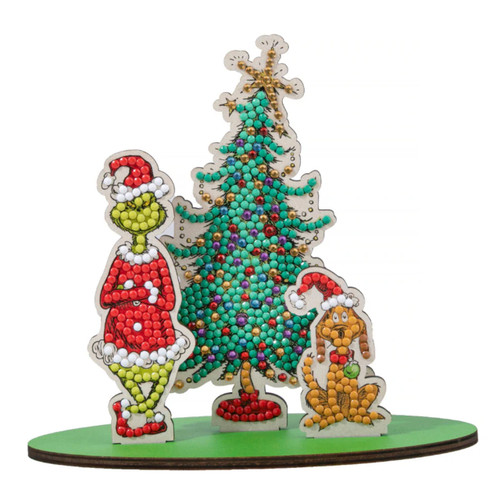 A Grinchmas Time Crystal Art Sparkle Scene Kit. A Grinchmas Time Crystal Art Sparkle Scene Kit.