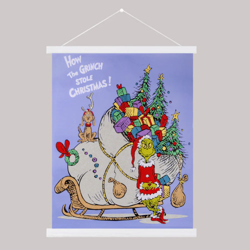 A The Grinch Christmas Crystal Art Scroll Kit.