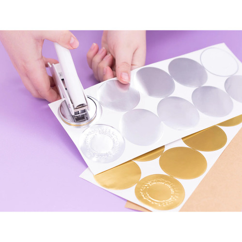 A 2 Piece Embossing Tool & Press Plate Set, manufactured by Crafter’s Companion.