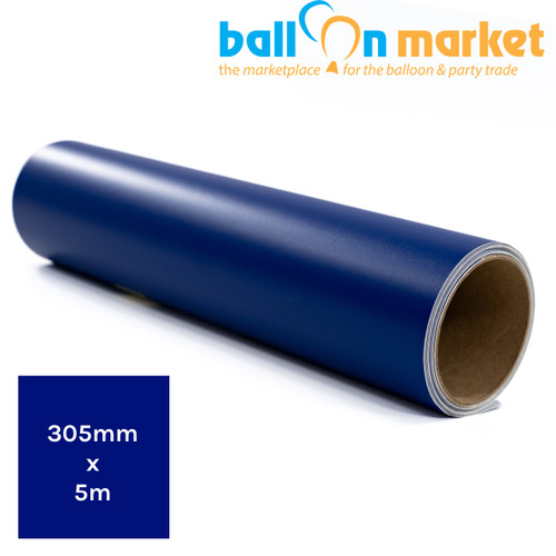 A Roll of Ritrama M Series Ultra Blue Vinyl, measuring approx. 305mm x 5m