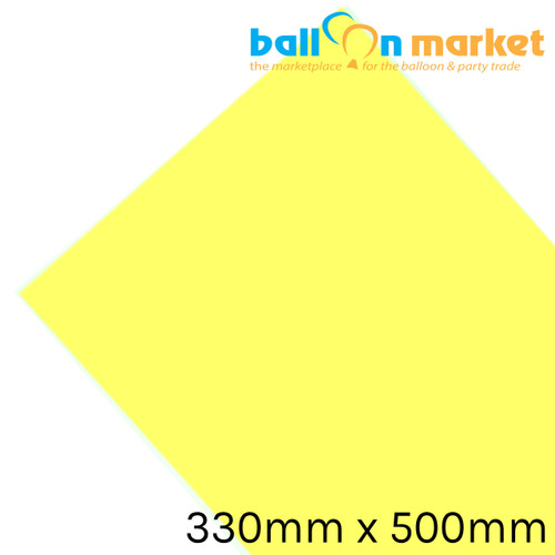 A Sheet of Neon Yellow Glow Flex Clothing Vinyl, measuring approx. 300mm x 500mm A Sheet of Neon Yellow Glow Flex Clothing Vinyl, measuring approx. 300mm x 500mm