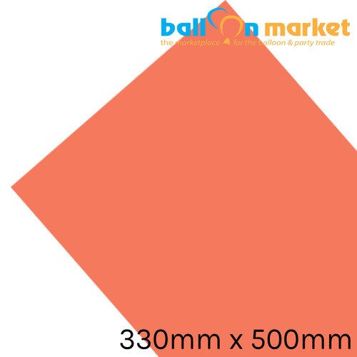 A Sheet of Neon Orange Glow Flex Clothing Vinyl, measuring approx. 300mm x 500mm A Sheet of Neon Orange Glow Flex Clothing Vinyl, measuring approx. 300mm x 500mm