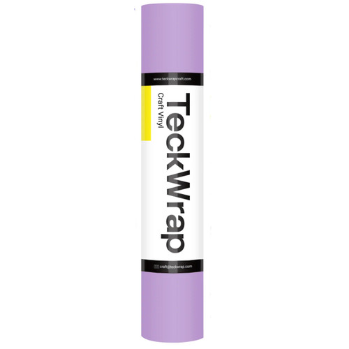 A roll of Soft Lilac Matte Vinyl, measuring 12" x 60". A roll of Soft Lilac Matte Vinyl, measuring 12" x 60".