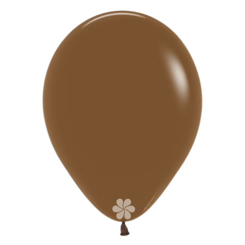 A bag of 50 12" Fashion Mocha Latex Balloons, manufactured by Sempertex Europe. A bag of 50 12" Fashion Mocha Latex Balloons, manufactured by Sempertex Europe.
