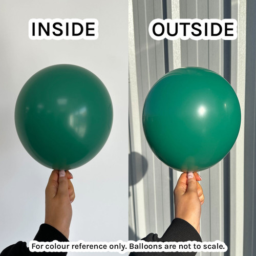 12" Fashion Forest Green Sempertex Latex Balloons (12)