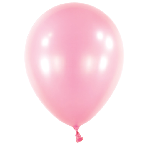 A pack of 50 11" Pretty Pink Pearl Latex Balloons, manufactured by Anagram.