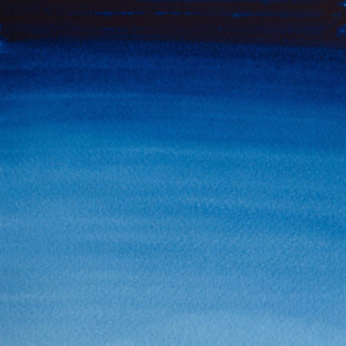 A Winsor & Newton Prussian Blue Cotman Watercolour Half Pan.