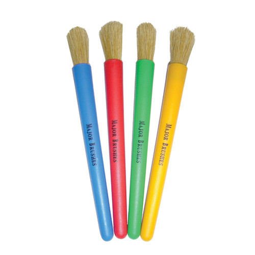 A Junior Chubby Brush Set, containing four brushes.