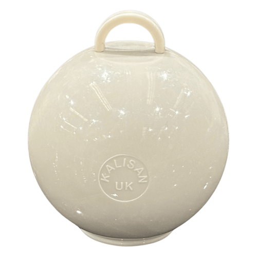 A Cream Round Balloon Weight, manufactured by Kalisan.