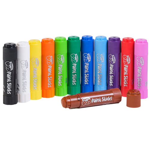 A set of 12 Paint Pop classic colour paint sticks.