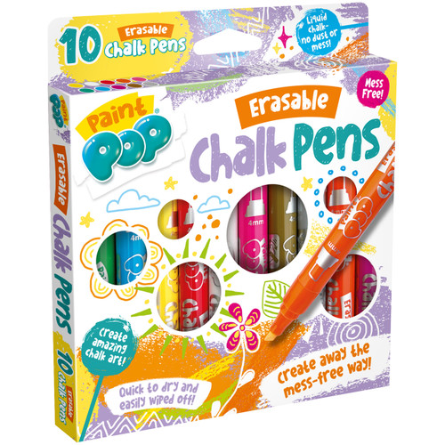 A set of 10 Paint Pop liquid chalk markers.