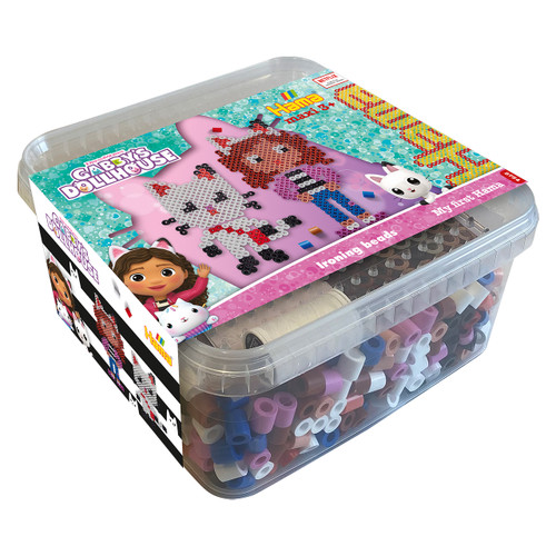 A Hama Beads Gabby's Dollhouse character maxi tub.