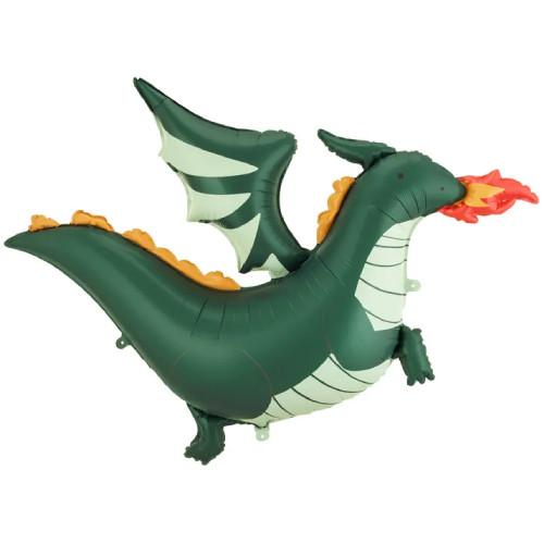 A 47 inch Dragon Foil Balloon, manufactured by PartyDeco.