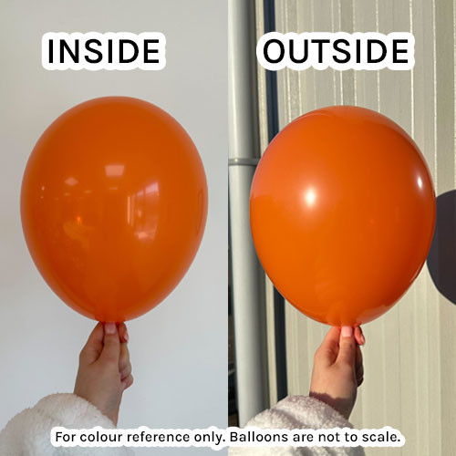 2" Standard Orange Gemar Entertainer Balloons (100)