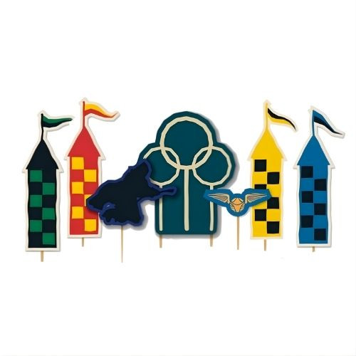 A pack of Harry Potter Cake Toppers, manufactured by Unique.
