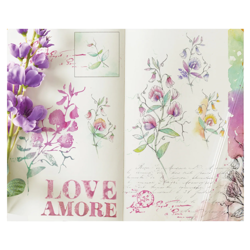 A Love Letters by Willow Wolfe Clear Stamps Set, manufactured by Sizzix.