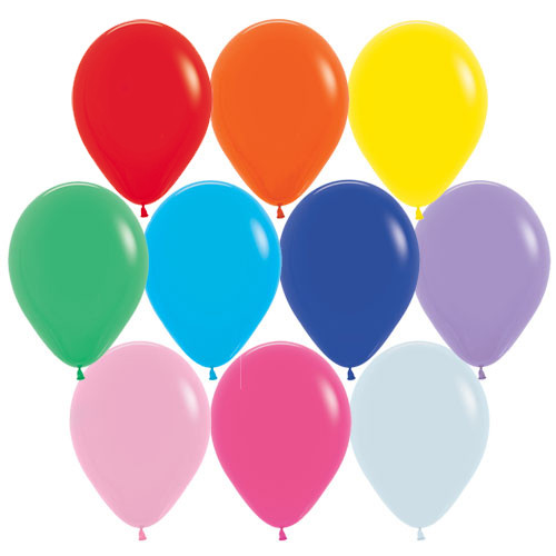 5" Fashion Assorted Sempertex Latex Balloons (100) 5" Fashion Assorted Sempertex Latex Balloons (100)