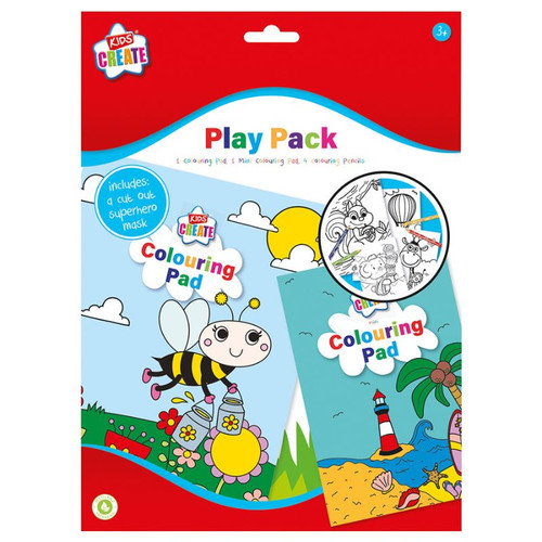 A Play Pack Colouring Set.
