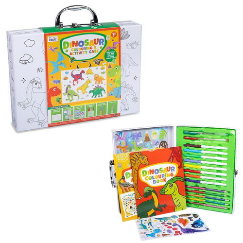 A Dinosaur Colouring & Activity Case.