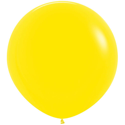 3ft Fashion Yellow Sempertex Latex Balloons (2)