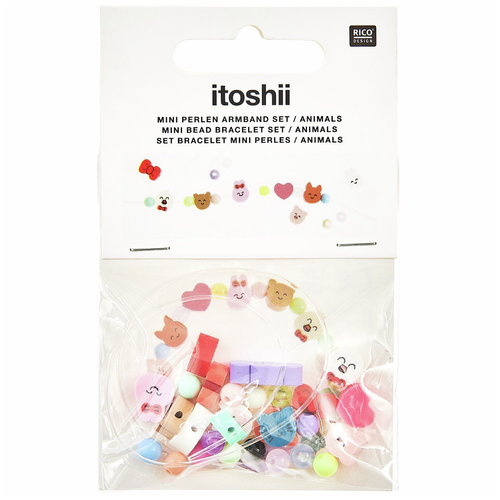 A Chingu Animals Mini Bead Bracelet Set, manufactured by Rico Design.