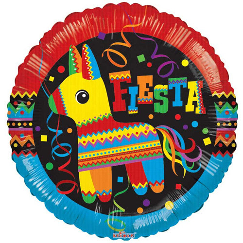18 inch Birthday Pinata Fiesta Foil Balloon (1)