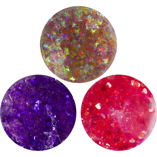 Pink & Purple Harmony Sequin Clay - 60g (3)
