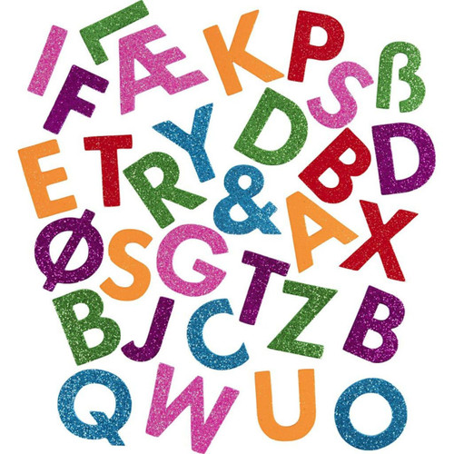 Letter Foam Stickers (110)