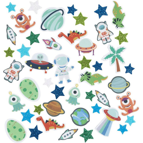 Star & Dino Foam Stickers (150)