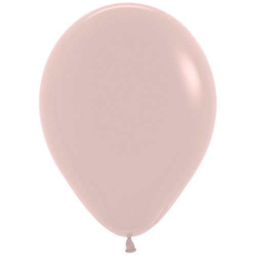 A pack of 50 12-inch Fashion Creamy Blush Latex Balloons, manufactured by Sempertex
