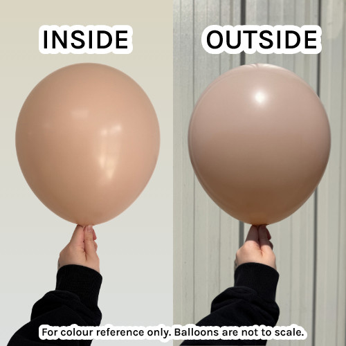 24" Fashion Creamy Blush Sempertex Latex Balloons (3)